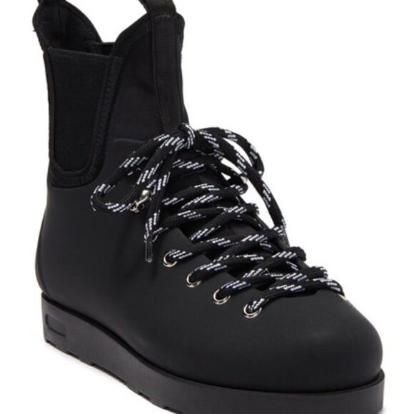 Jeffrey Campbell Womens Ankle Boots Lace Up Rain 8 - Picture 1 of 7